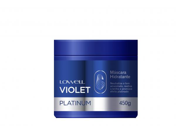 Mascara Hidratante Lowell Violet Platinum - 450g