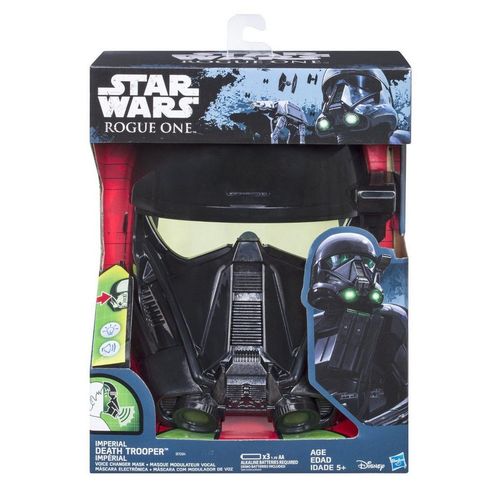 Máscara Imperial Death Trooper Star Wars Rogue One - Sons e Muda Voz
