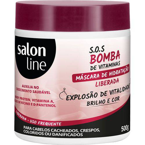 Tudo sobre 'Máscara S.O.S Bomba de Vitaminas Liberada Explosão de Revitalização 500g Salon Line'