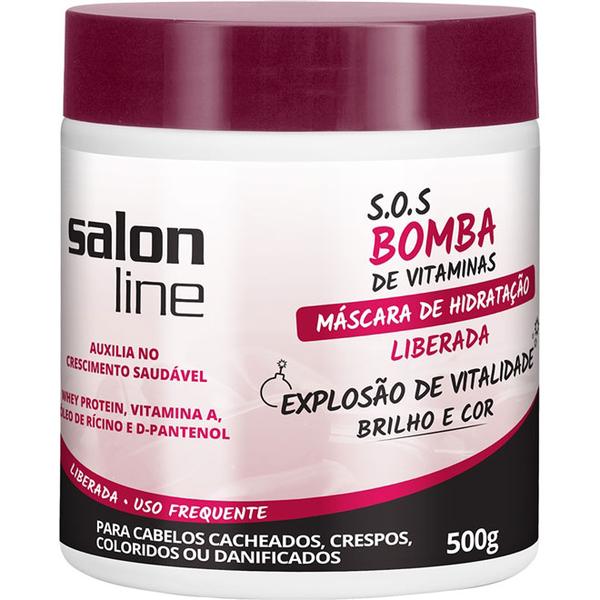 Máscara S.o.s Bomba Vitaminas Liberada 500g - Salon Line - Salonline