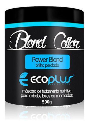 Ecoplus Mascara Matizadora Blond Loiro Perolado 500g
