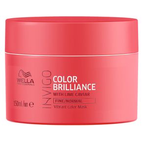 Máscara Wella Professionals Invigo Color Brilliance Capilar 150ml