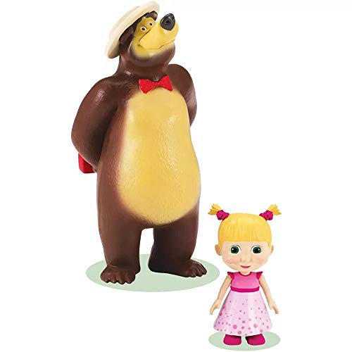 Masha e o Urso Aniversário - Pack com 2 Figuras - 1473 - Sunny