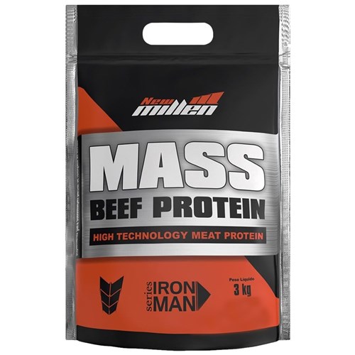 Mass Beef Protein New Millen-Morango-3Kg