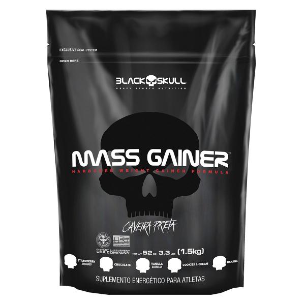 Mass Gainer - 1,5 Kg Refil - Black Skull