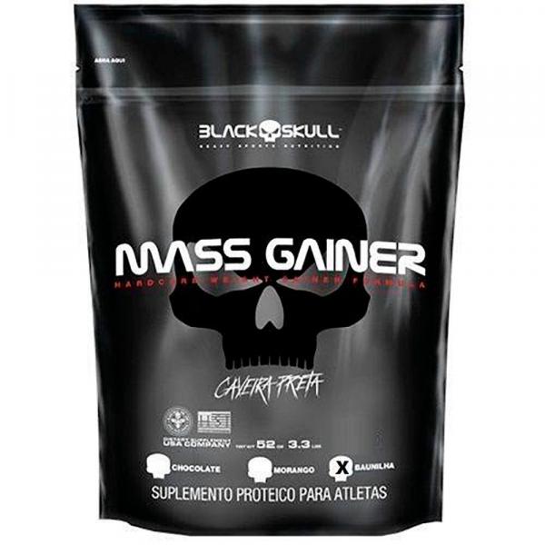 Mass Gainer Black - Refil 3Kg - Black Skull