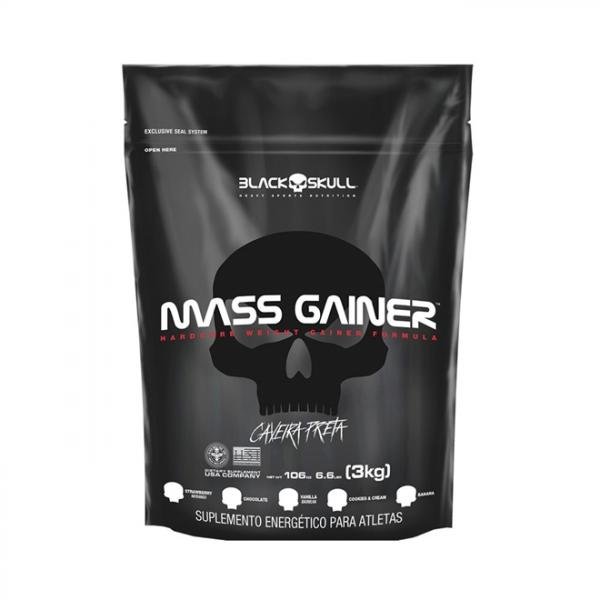 Mass Gainer Refil 3kg - Black Skull