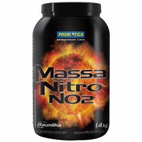 Mass Nitro No2 - Probiótica - Morango - 1,4 Kg