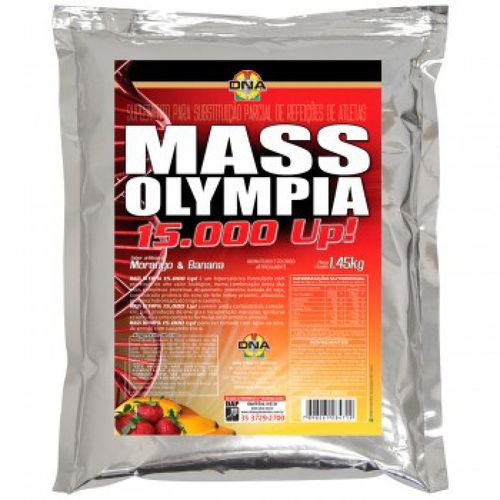 Mass Olympia 15000 Up Dna Refil 1,450kg Baunilha