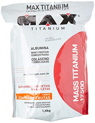 Mass Titanium 17500-1400g Refil Vitamina de Frutas, Max Titanium
