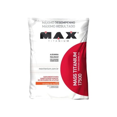 Mass Titanium 17500 3Kg Max Titanium Vitamina de Frutas - Hipercaloricos
