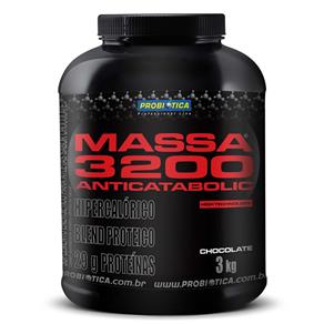 Massa 3200 Probiótica Anticatabolic - 3000g - Chocolate