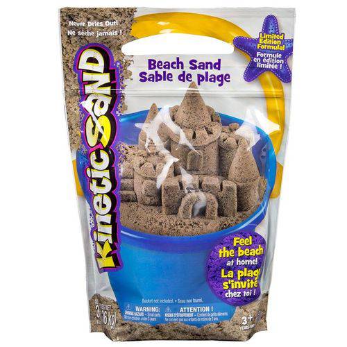 Massa Areia Marrom 1,36kg Kinetic Sand - Sunny 1812