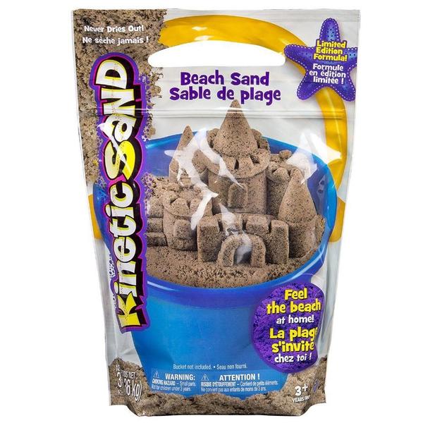 Massa Areia Marrom 1,36kg Kinetic Sand Sunny