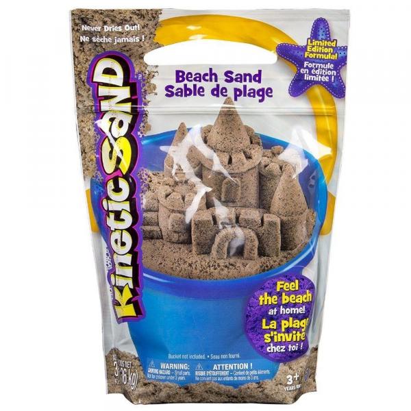 Massa Areia Praia Kinetic Sand Embalagem com 1,36 Kg - Sunny