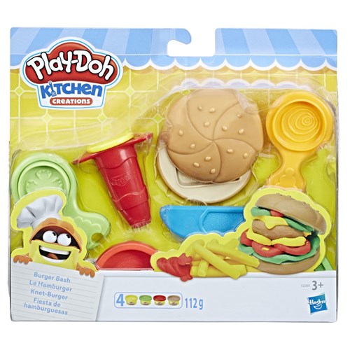 Massa de Modelar - Play-Doh - Conjunto Hamburger Divertido - Hasbro