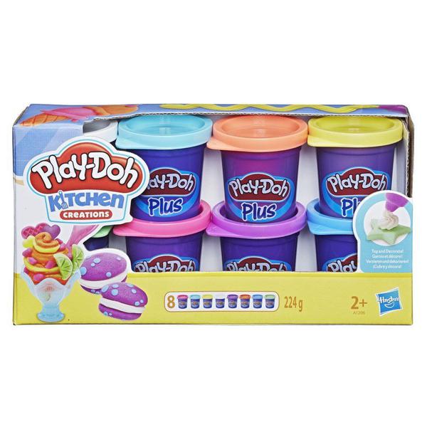 Massa de Modelar Play-Doh Plus - 8 Potes - Hasbro