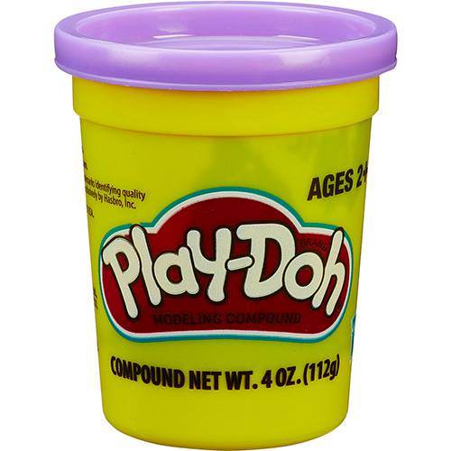 Massa de Modelar Play-Doh Pote Individual Roxo - Hasbro