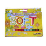 Massa de Modelar Soft Estojo com 12 Unidades 180 Gr Acrilex