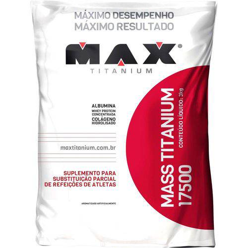 Tudo sobre 'Massa Max Titanium 17.500 3kg Mass Titanium - Original'