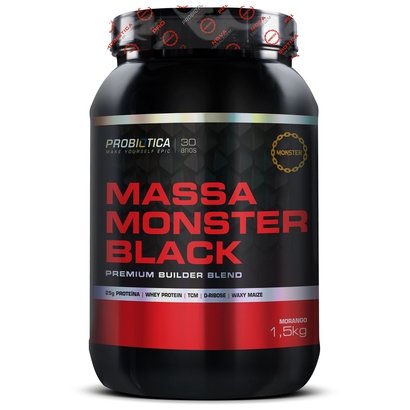 Massa Monster Black 1,5kg - Probiótica