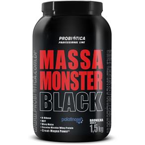 Massa Monster Black Baunilha 1,5Kg - Probiotica