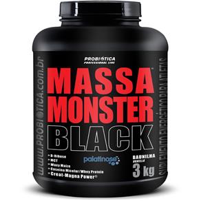 Massa Monster Black Baunilha 3Kg - Probiotica