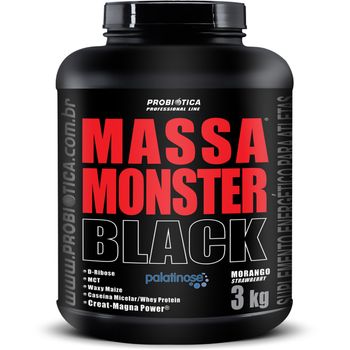 Massa Monster Black Chocolate 3kg - Probiotica