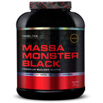 Massa Monster Black 3kg Morango Probiótica