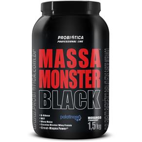 Massa Monster Black Morango 1,5Kg - Probiotica