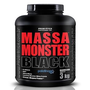 Massa Monster Black - Probiótica - Chocolate - 3 Kg