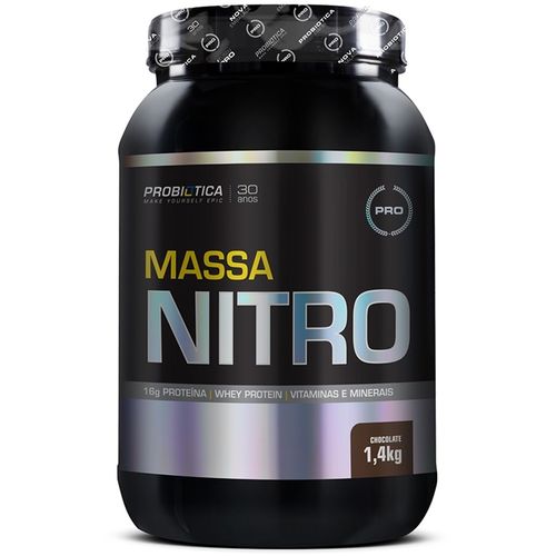 Massa Nitro 1,4kg Chocolate Probiotica