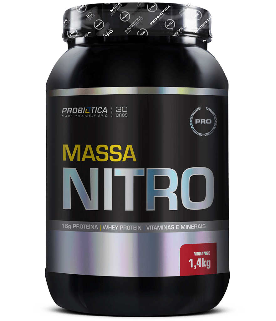Massa Nitro 1400G - Probiotica (Morango)