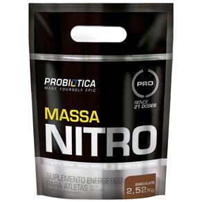 Massa Nitro 2,52kg Chocolate Refil Probiotica - Chocolate - 2,5 Kg