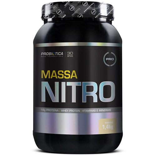 Massa Nitro No2 1,4Kg Probiótica - Baunilha