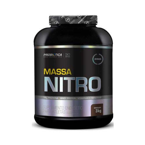 Massa Nitro No2 3kg - Chocolate - Probiótica