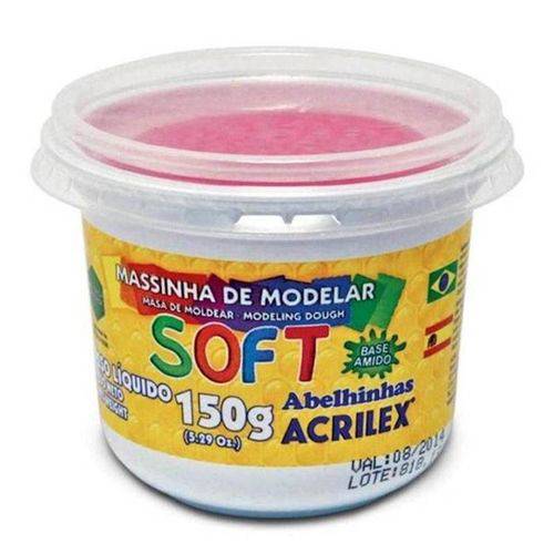 Massa para Modelar Soft 150g.maravilha Bs.amido Pote 073150107 - Acrilex