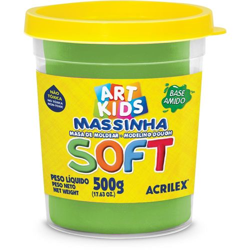 Massa para Modelar Soft 150g Verde 101 Acrilex