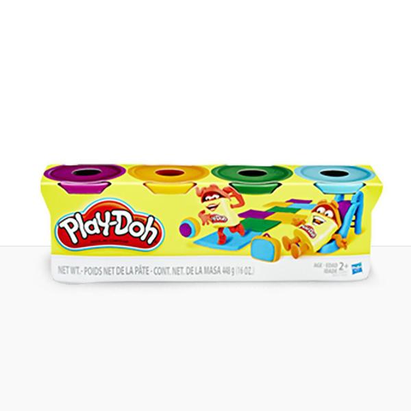 Massinha de Modelar Play-Doh - 4 Potes - Hasbro
