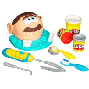 Massinha Hasbro Play-Doh Brincando de Dentista