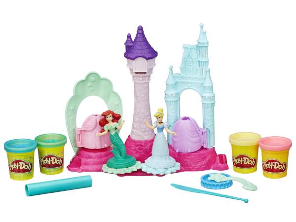 Tudo sobre 'Massinha Play-Doh Castelo das Princesas Disney - Hasbro com Acessórios'
