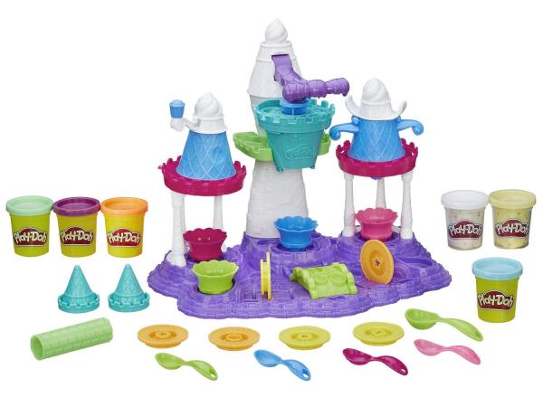 Tudo sobre 'Massinha Play-Doh Castelo de Sorvete - Hasbro com Acessórios'