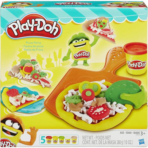 Massinha Play-Doh Festa da Pizza - Hasbro com Acessórios (14391)