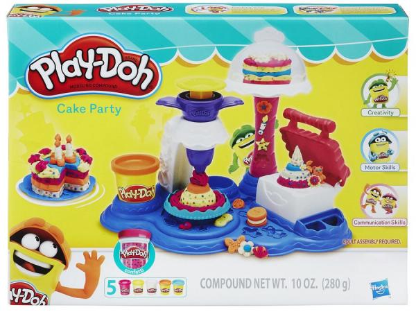 Massinha Play-Doh Festa dos Bolos - Hasbro com Acessórios