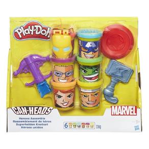 Massinha Play-Doh - Marvel Vingadores - Heróis Reunidos