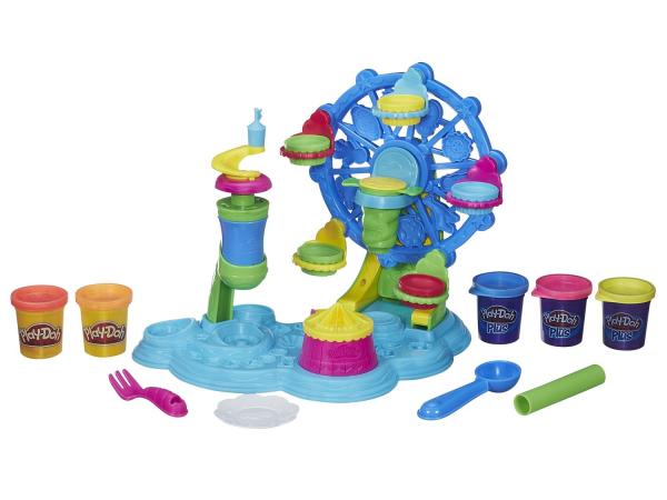 Tudo sobre 'Massinha Play-Doh Roda Gigante Cupcake - Hasbro com Acessórios'