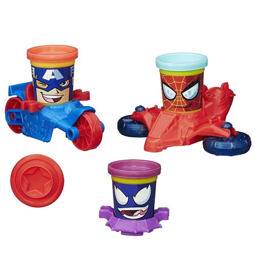 Massinha Play Doh Veículos Marvel Avengers B0606 Hasbro