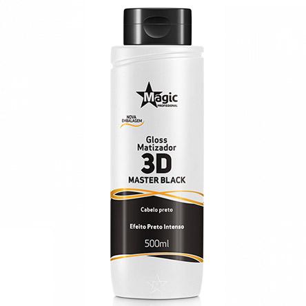 Master Black 3D Efeito Preto Intenso Magic Color Gloss Matizador 500ml