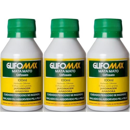 Herbicida Mata Mato Glifomax Concentrado 3 Rende 30 Litros