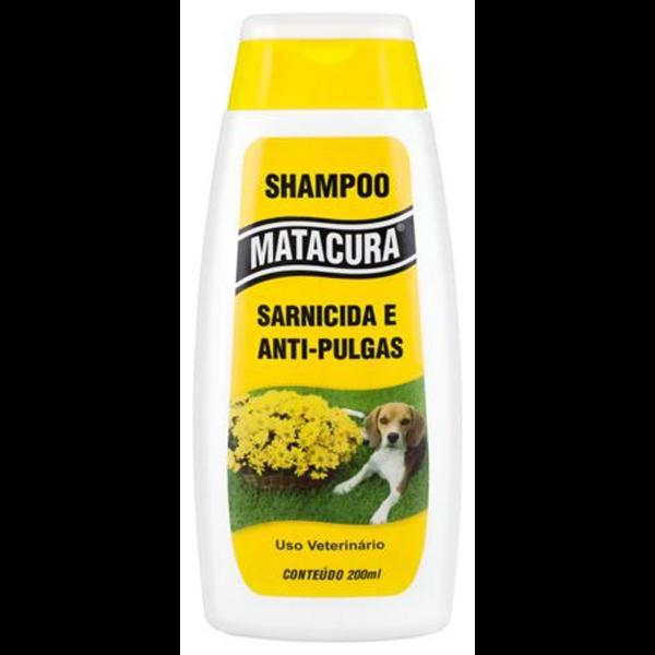 Matacura Shampoo Sarnicida e Anti Pulgas 200ml